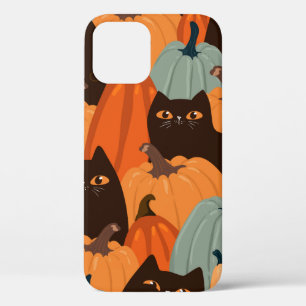 Case-Mate iPhone Case Motif impeccable avec chats noirs et citrouilles