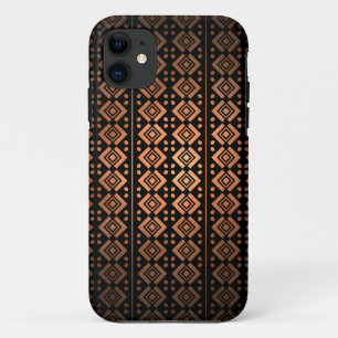Coque Case-Mate Pour iPhone motif iPhone5 tribal aztèque noir orange