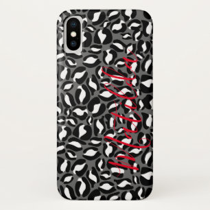 Case-Mate iPhone Case Motif Jaguar Imprimer noir blanc Nom personnalisé