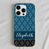 Motif japonais traditionnel bleu Tatewaku