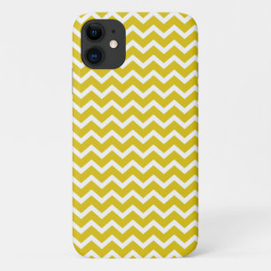 Coque Case-Mate Pour iPhone Motif jaune de chevrons de zigzag