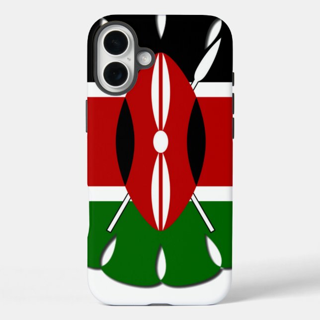 Coques Case-Mate iPhone Motif kenyan rond : un symbole national (Verso)