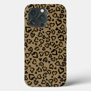 Case-Mate iPhone Case Motif léopard de coeur en couleurs naturelles