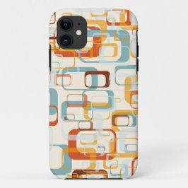 Case-Mate iPhone Case Motif les années 70 Rétro Dans Les Tons Bleu Orang