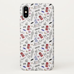 Coques Pour iPhone Motif London City Doodles