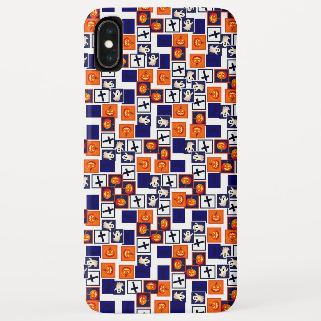Coques Case-Mate iPhone motif ludique sur le thème de l'Halloween (Dos)