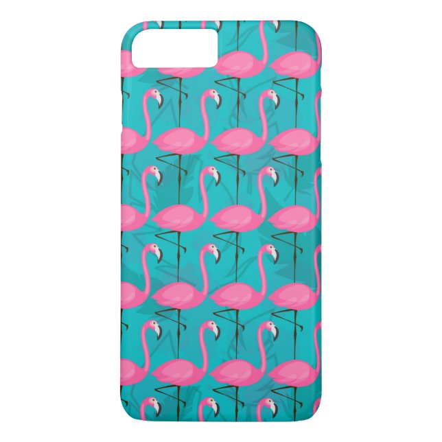 Coques Case-Mate iPhone Motif lumineux de Flamant rose (Dos)