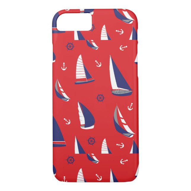 Coques Case-Mate iPhone Motif maigre de voilier (Dos)