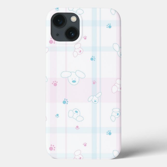 Coques Case-Mate iPhone Motif mignon avec chiens (Verso)