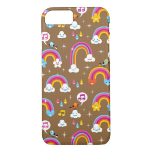 Coque Case-Mate Pour iPhone motif mignon d'arcs-en-ciel