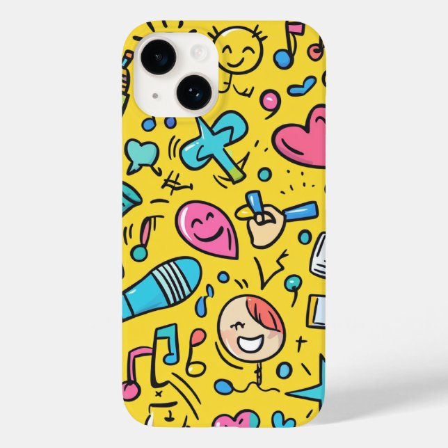 Coques Case-Mate iPhone motif mignon pour les jeunes (Verso)