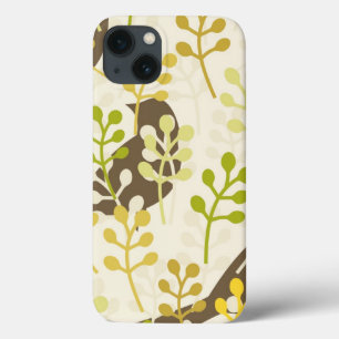 Etui iPhone 13 Motif minable de moineau d'oiseau chic rustique