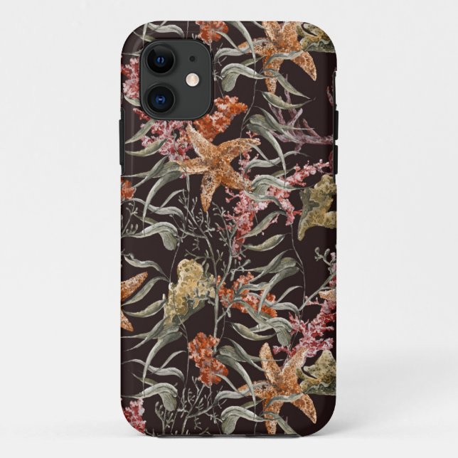 Coques Case-Mate iPhone Motif minable de vie marine (Dos)