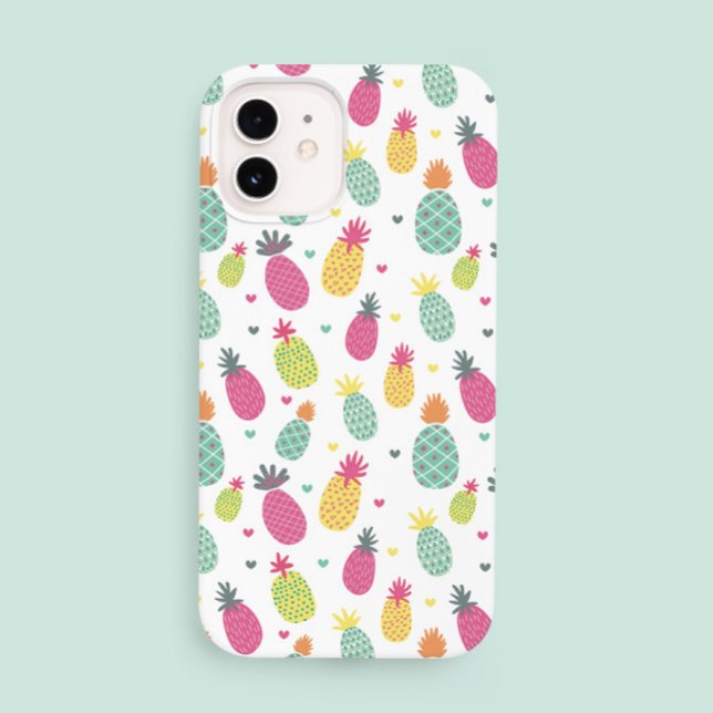 Coques Case-Mate iPhone Motif moderne d'ananas tropicale (Créateur téléchargé)