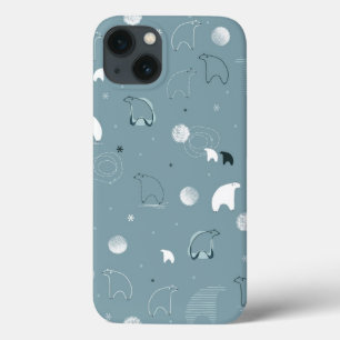Coques Pour iPhone motif montrant un polaire mignon
