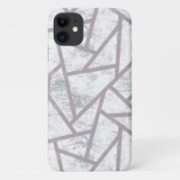 Motif mosaïque gris pâle