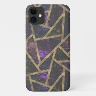 Case-Mate iPhone Case Motif mosaïque violet et or
