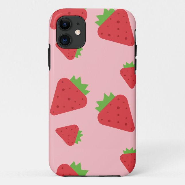 Coques Case-Mate iPhone Motif mûre fraise (Dos)
