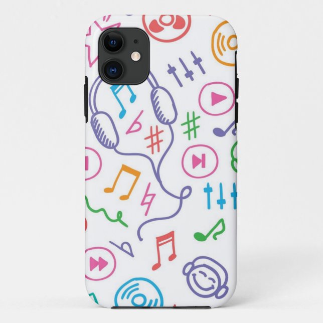 Coques Case-Mate iPhone Motif musical (Dos)