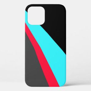 Etui iPhone Case-Mate Motif noir bleu rouge gris