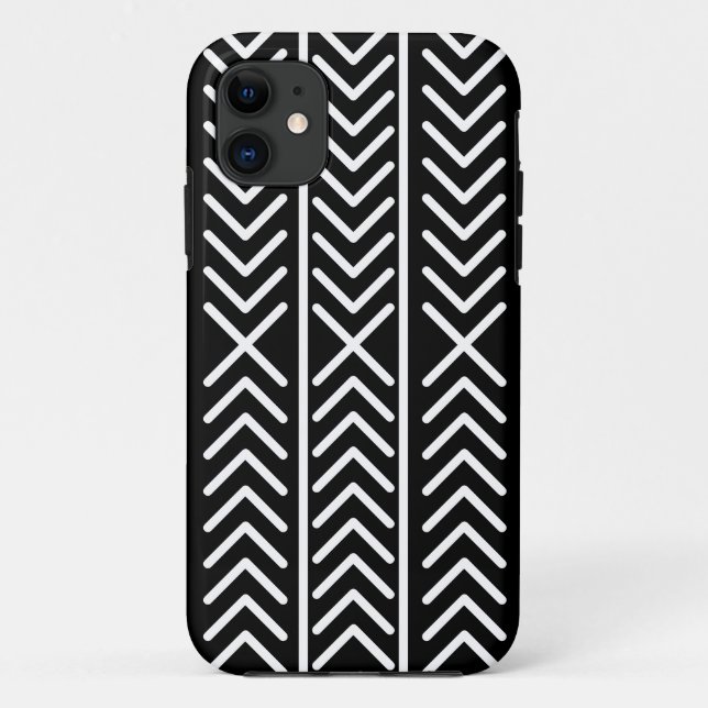 Coques Case-Mate iPhone Motif noir et blanc (Dos)