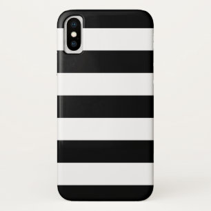 Coque Case-Mate Pour iPhone Motif noir et blanc de rayures