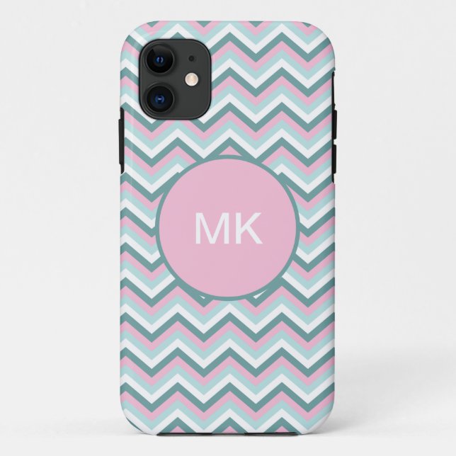 Coques Case-Mate iPhone Motif Ocean Mist Chevron (Dos)