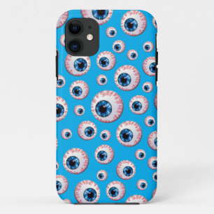 Coques Pour iPhone Motif oculaire bleu ciel