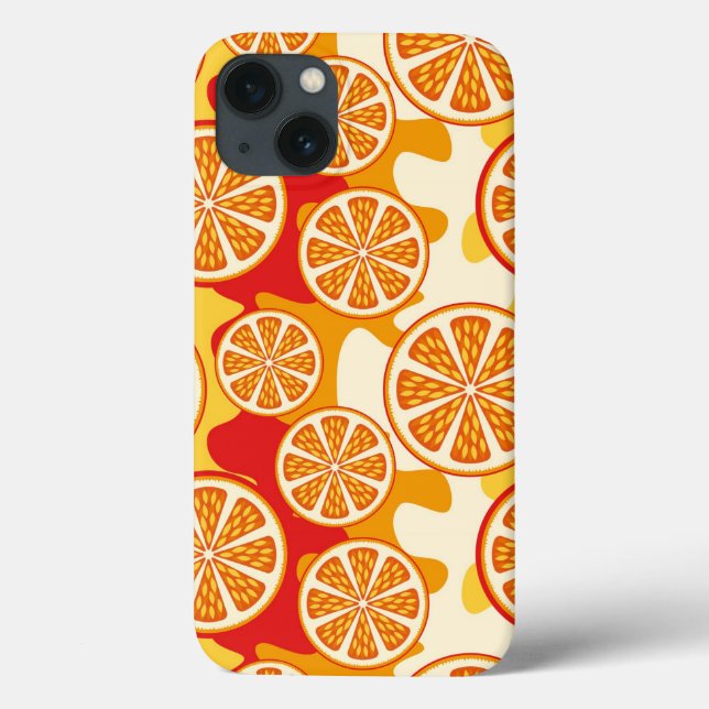 Coques Case-Mate iPhone Motif orange (Verso)
