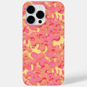 Coque Pour Pour iPhone 14 Pro Max Motif organique abstrait rose