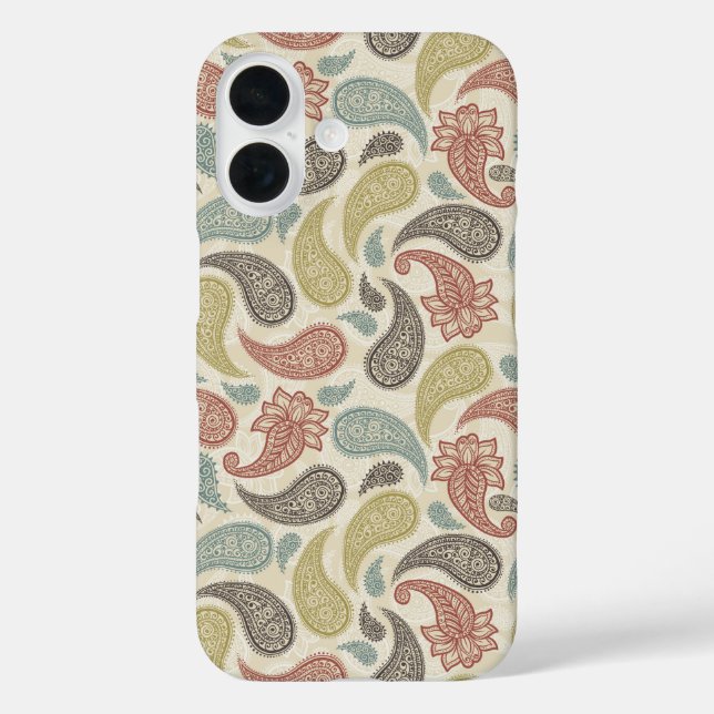 Coques Case-Mate iPhone Motif Paisley  (Verso)