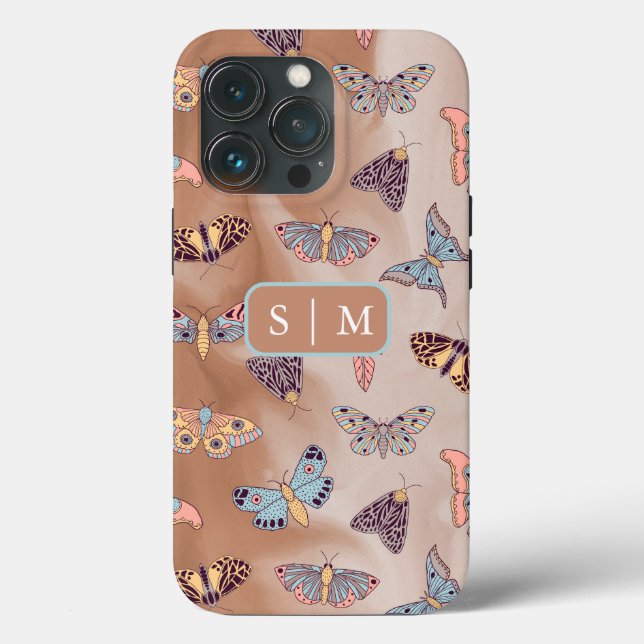 Coques Case-Mate iPhone Motif papillon Moth Coque-coque iphone Mate (Verso)