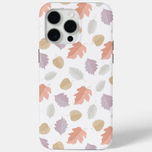 Coque iPhone 15 Pro Max Motif Pastel Fall Leaf Automne minimaliste