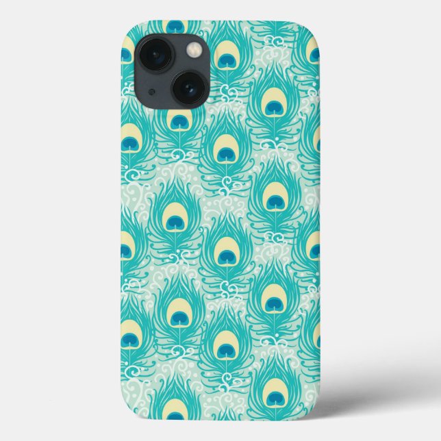 Coques Case-Mate iPhone Motif Peacock plumes (Verso)
