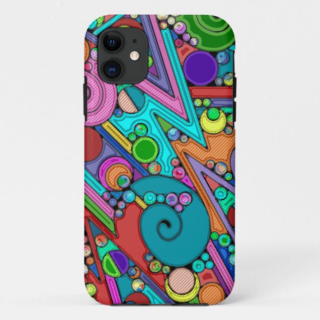 Coques Case-Mate iPhone Motif Peint À La Main Et Numériquement Art 12 (Dos)