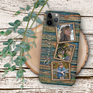 Case-Mate iPhone Case Motif personnalisé de grain de bois rustique vinta
