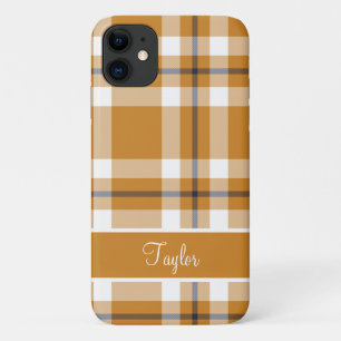 Case-Mate iPhone Case Motif plat personnalisé Tartan d'automne