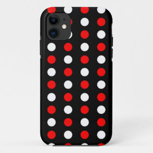 Case-Mate iPhone Case Motif pois rouge et blanc