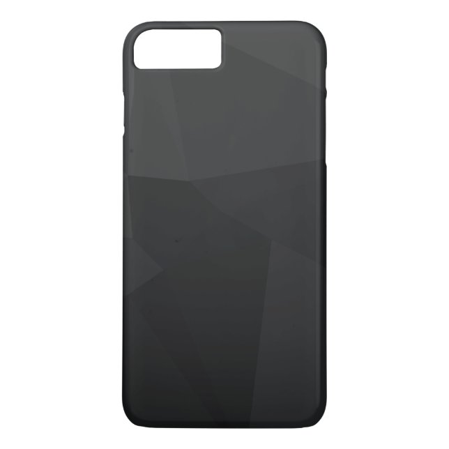 Coques Case-Mate iPhone Motif polygonal foncé (Dos)