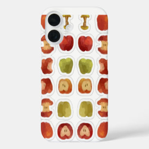 Coques iPhone 16 motif pommes pomme mordue pourrie