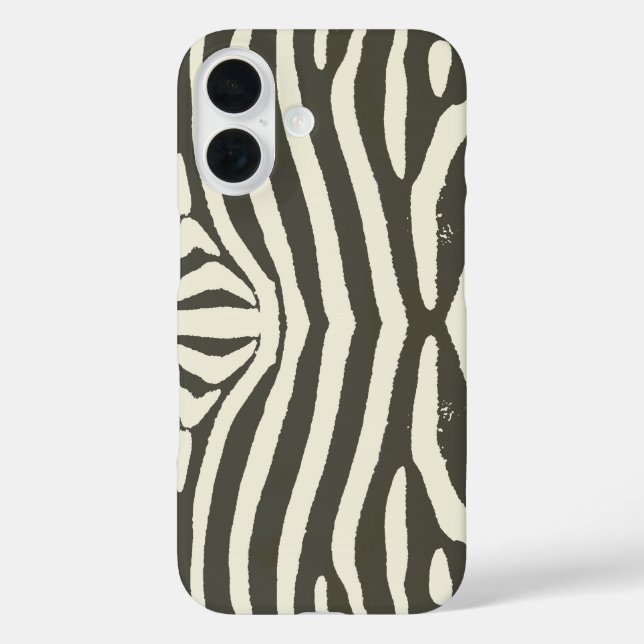 Coques Case-Mate iPhone Motif Poster de animal Zebra Stripe (Verso)