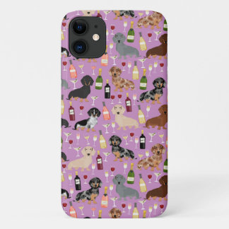 Case-Mate iPhone Case motif pourpre de vin de Dachshund