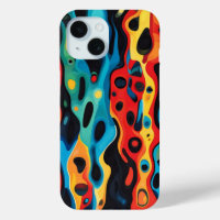 Motif psychédélique coloré