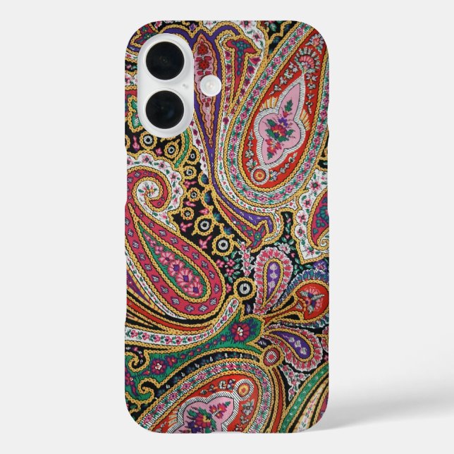Coques Case-Mate iPhone motif psychédélique paisley (Verso)