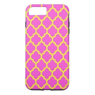 Etui iPhone Case-Mate Motif Quatrefoil Marocain Rose Chaud #5