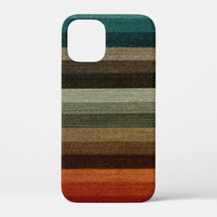 Etui iPhone Case-Mate Motif rayé automnal chaud vintage, tons terreux