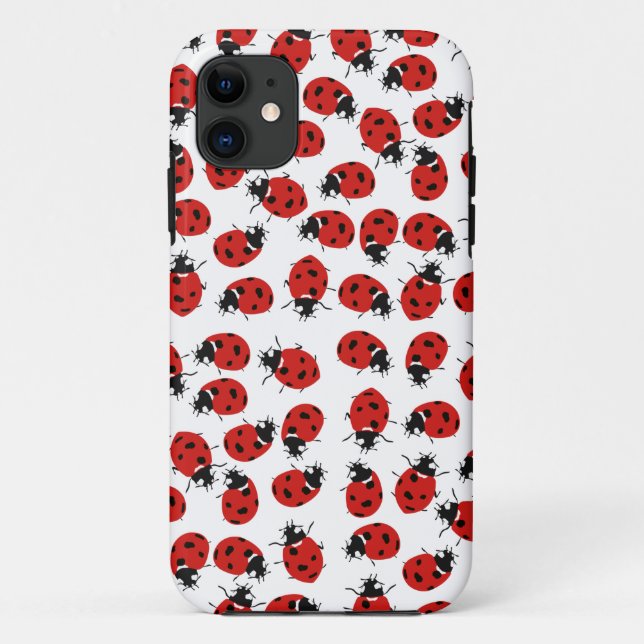 Coques Case-Mate iPhone Motif Red Ladybug (Dos)