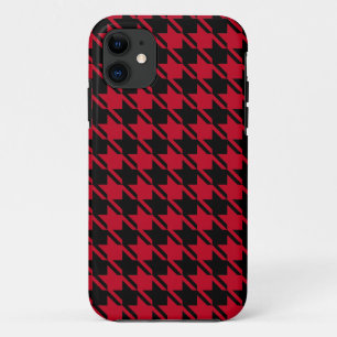 Case-Mate iPhone Case Motif Répétant rouge et noir