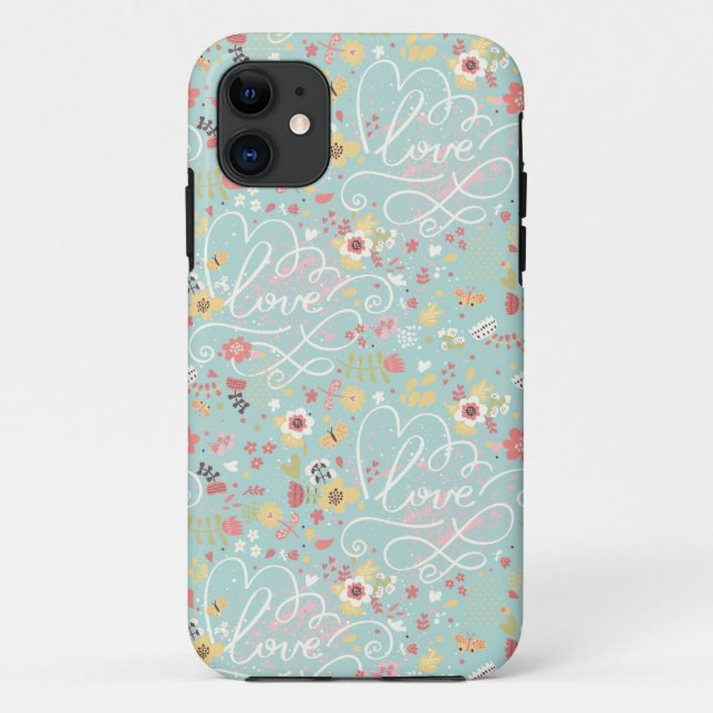 Coques Case-Mate iPhone Motif romantique lumineux moderne (Dos)