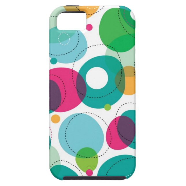 Coques Case-Mate iPhone Motif rond d'enfants de bulles (Dos)